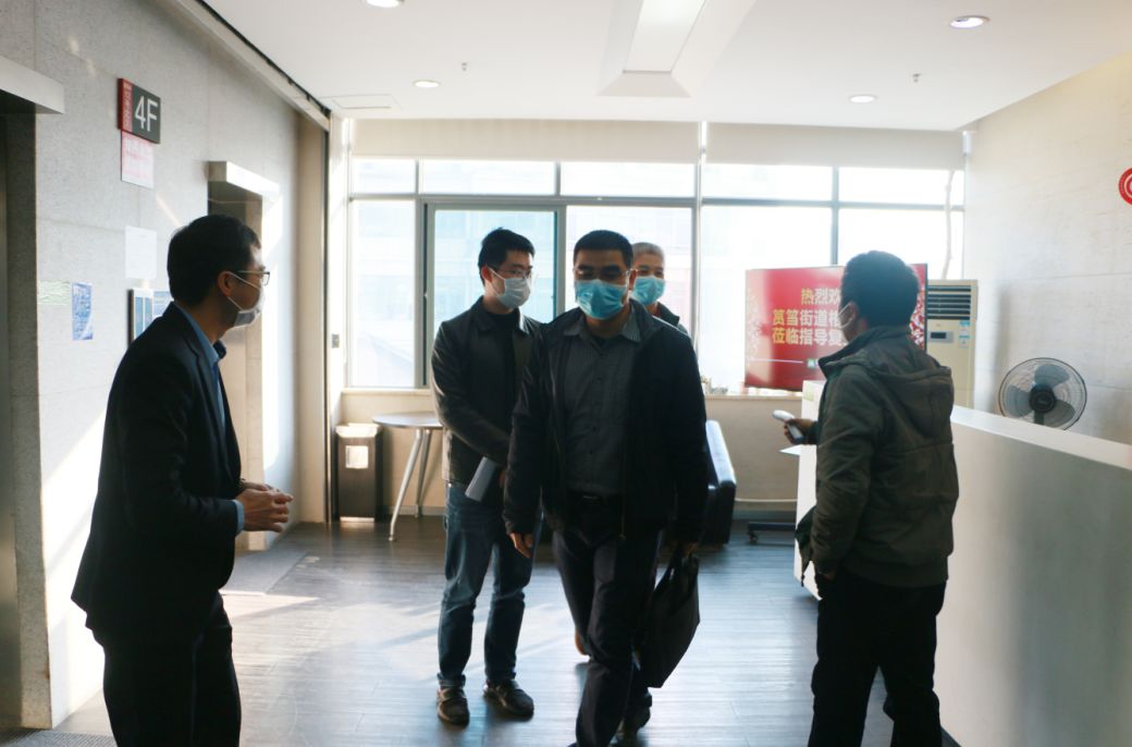 万众一心，携手抗疫 | 筼筜街道主任苏克一行莅临开元游戏指导复工情况