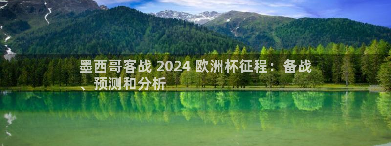 2024正规欧洲杯平台|墨西哥客战 2024 欧洲杯征程：备战
、预测和分析