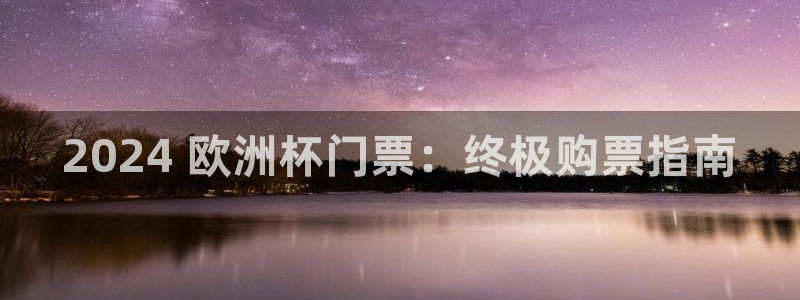 2024 欧洲杯门票：终极购票指南